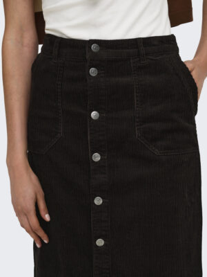JDYSHIRAZ HW MIDI BUTTON SKIRT PNT - Billede 7