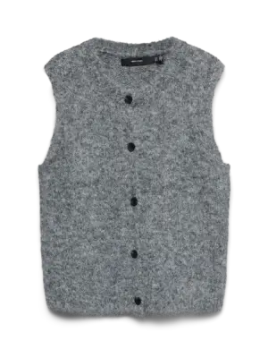 VMNOVAH SL O-NECK BUTTON VEST NOOS - Billede 2