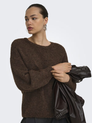ONLNELLIE LS O-NECK KNT NOOS. - Billede 3