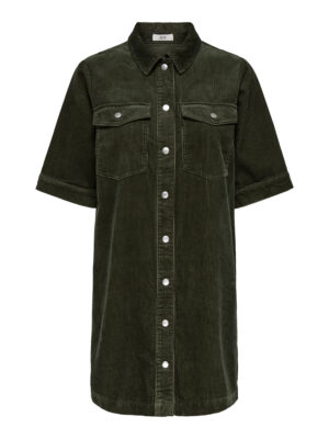 JDYSHIRAZ S/S BUTTON DRESS PNT, - Billede 2