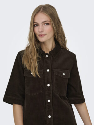 JDYSHIRAZ S/S BUTTON DRESS PNT, - Billede 3