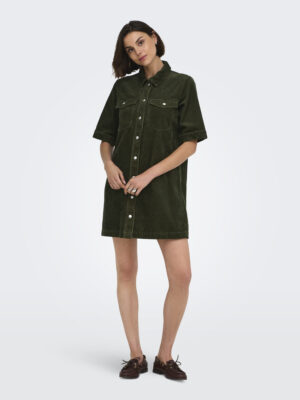 JDYSHIRAZ S/S BUTTON DRESS PNT, - Billede 11