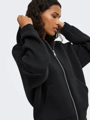 JDYSABRINA L/S SCUBA ZIP HOODIE JRS NOOS - Billede 8