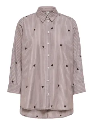 ONLNEW LINA GRACE STR EMB SHIRT WVN NOO.S. - Billede 2