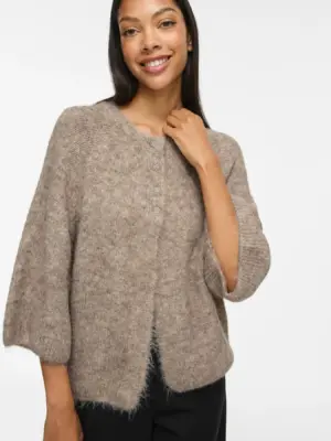 VIBOWS 3/4 KNIT CARDIGAN/LN/1 - Billede 7