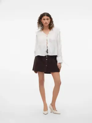 VMETTA HR SHORT CORD SKATER SKIRT NOOS. - Billede 6