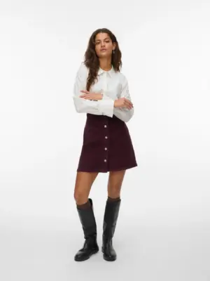 VMETTA HR SHORT CORD SKATER SKIRT NOOS. - Billede 13