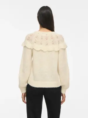 VIMOYANO O-NECK L/S KNIT TOP/BFS - Billede 2