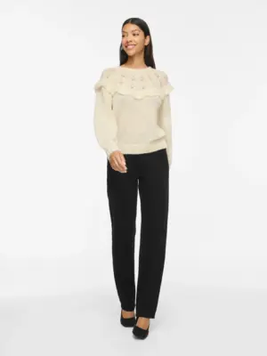 VIMOYANO O-NECK L/S KNIT TOP/BFS - Billede 5
