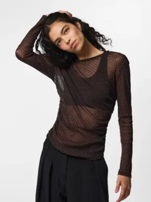 PCBOBO LD MESH ROUCHING TOP JRS NOOS - Billede 3