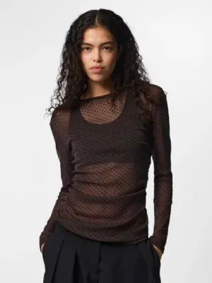 PCBOBO LD MESH ROUCHING TOP JRS NOOS - Billede 7
