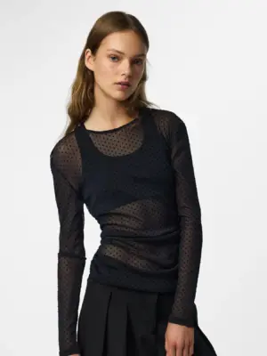 PCBOBO LD MESH ROUCHING TOP JRS NOOS - Billede 10