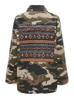 ONLBARCELONA EMB UTILITY JACKET OTW - Billede 2