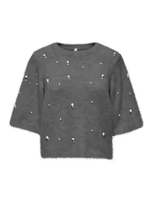 ONLDOLLY SS PEARL O-NECK CC KNT. - Billede 2