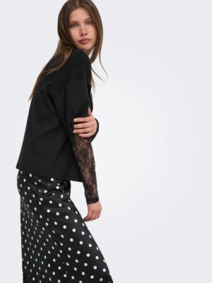 ONLTAHLIA L/S LACE TOP JRS. - Billede 4