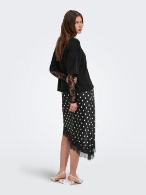 ONLTAHLIA L/S LACE TOP JRS. - Billede 6