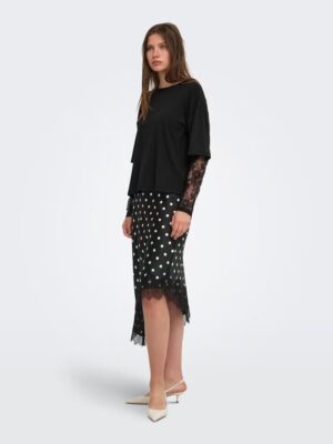 ONLTAHLIA L/S LACE TOP JRS. - Billede 5