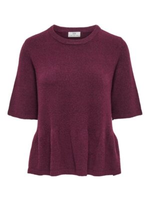 JDYBRILLIANT LIFE S/S ON PEPLUM PULL KNT. - Billede 2