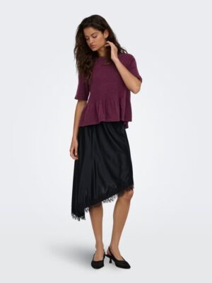 JDYBRILLIANT LIFE S/S ON PEPLUM PULL KNT. - Billede 6