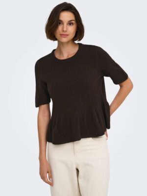 JDYBRILLIANT LIFE S/S ON PEPLUM PULL KNT. - Billede 9