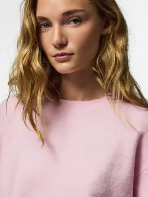 PCSALLY LS O-NECK KNIT NOOS BC - Billede 8