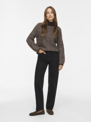VILORY HIGH NECK L/S KNIT TOP - NOOS - Billede 3