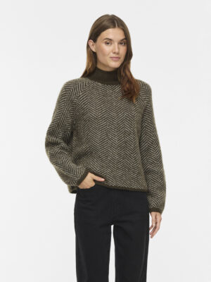 VILORY HIGH NECK L/S KNIT TOP - NOOS - Billede 5