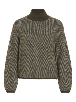 VILORY HIGH NECK L/S KNIT TOP - NOOS - Billede 6
