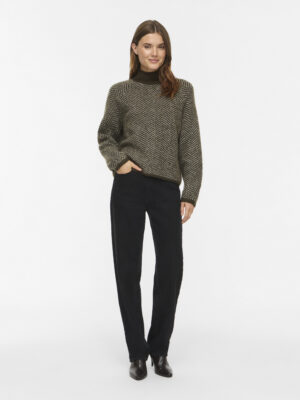 VILORY HIGH NECK L/S KNIT TOP - NOOS - Billede 7