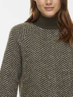 VILORY HIGH NECK L/S KNIT TOP - NOOS - Billede 8