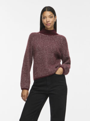 VILORY HIGH NECK L/S KNIT TOP - NOOS - Billede 10