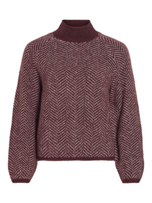 VILORY HIGH NECK L/S KNIT TOP - NOOS - Billede 11