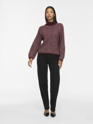VILORY HIGH NECK L/S KNIT TOP - NOOS - Billede 12