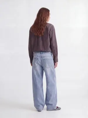 JXJAMIE LS RELAXED POPLIN SHIRT WVN NOOS - Billede 4