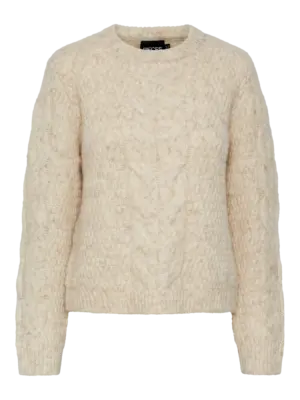 PCNINA LS O-NECK KNIT NOOS BC - Billede 2
