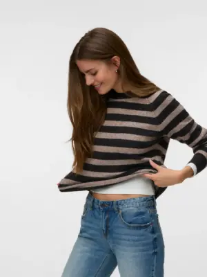 VMDOFFY LS O-NECK BLOUSE GA NOOS - Billede 4