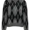 Dark Grey Melange Argyle