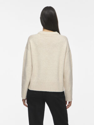 VISIA L/S O-NECK KNIT PULLOVER - Billede 3