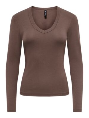 ONLRILEY L/S V NECK TOP CS JRS. - Billede 2