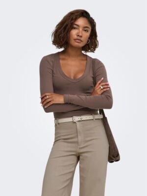 ONLRILEY L/S V NECK TOP CS JRS. - Billede 5