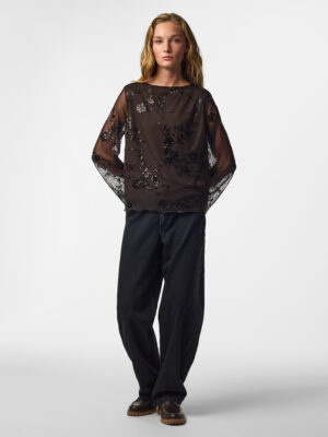 PCEVITA LS LOOSE TOP JRS BC - Billede 3