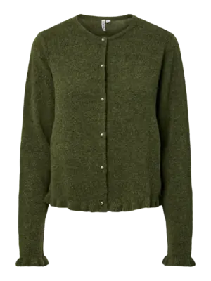 PCAMOS LS O-NECK KNIT CARDIGAN PWP BC - Billede 4