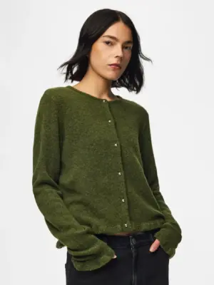 PCAMOS LS O-NECK KNIT CARDIGAN PWP BC - Billede 5