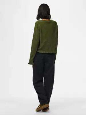 PCAMOS LS O-NECK KNIT CARDIGAN PWP BC - Billede 6