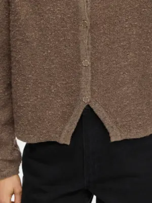 VIPIGGA O-NECK L/S KNIT JACKET NOOS - Billede 3