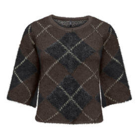 ONLNOEME SS PATTERN O-NECK KNT 204984
