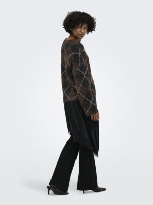 ONLNOEME LS PATTERN O-NECK NCA KNT - Billede 11