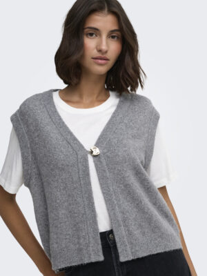JDYBRILLIANT LIFE S/L ONEBUTTON VEST KNT - Billede 6