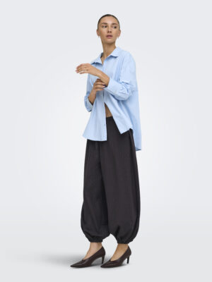 JDYPALOMA MW PINESTRIPE LOOSE PANT WVN - Billede 5