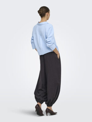 JDYPALOMA MW PINESTRIPE LOOSE PANT WVN - Billede 6
